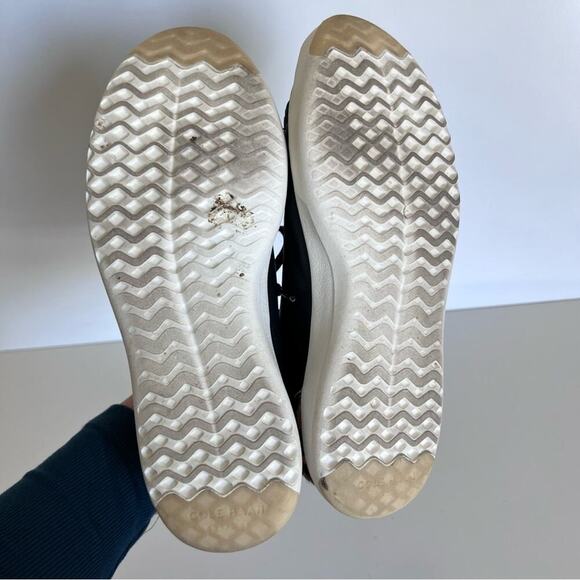 Cole Haan GP Leather & Cow Hair Tennis Sneakers - Picture 7 of 13